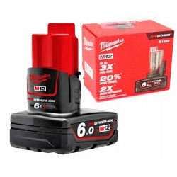 ბატარეა M12B6 LI-ION BATTERY PACK 6.0AH XXX    4932451395