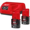 ბატარეების ნაკრები M12NRG-302 NRG KIT IN2  4933451902