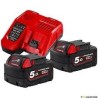ბატარეების ნაკრები M18NRG-502 NRG KIT I  N2  4933459217