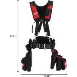 Electricians Adjustable Work Belt and X-Large Padded Rig